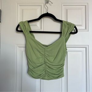 Elodie Ruched Women's Crop Top